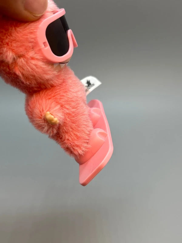 Authentic Labubu 4.0 Hidden Pink for Love 💖 Winter Olympic Snowboard Set