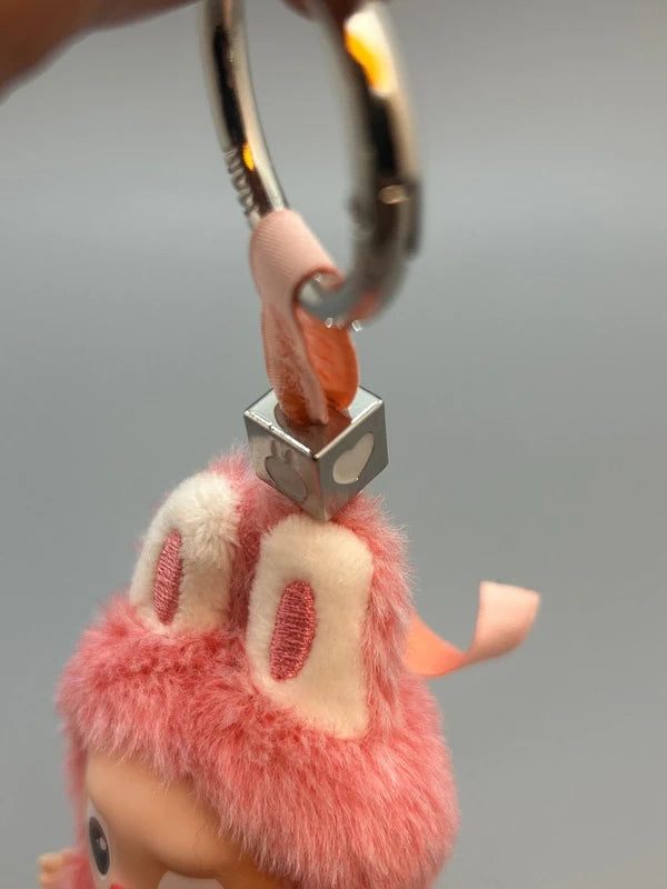 Authentic Labubu 4.0 Hidden Pink for Love 💖 Winter Olympic Snowboard Set