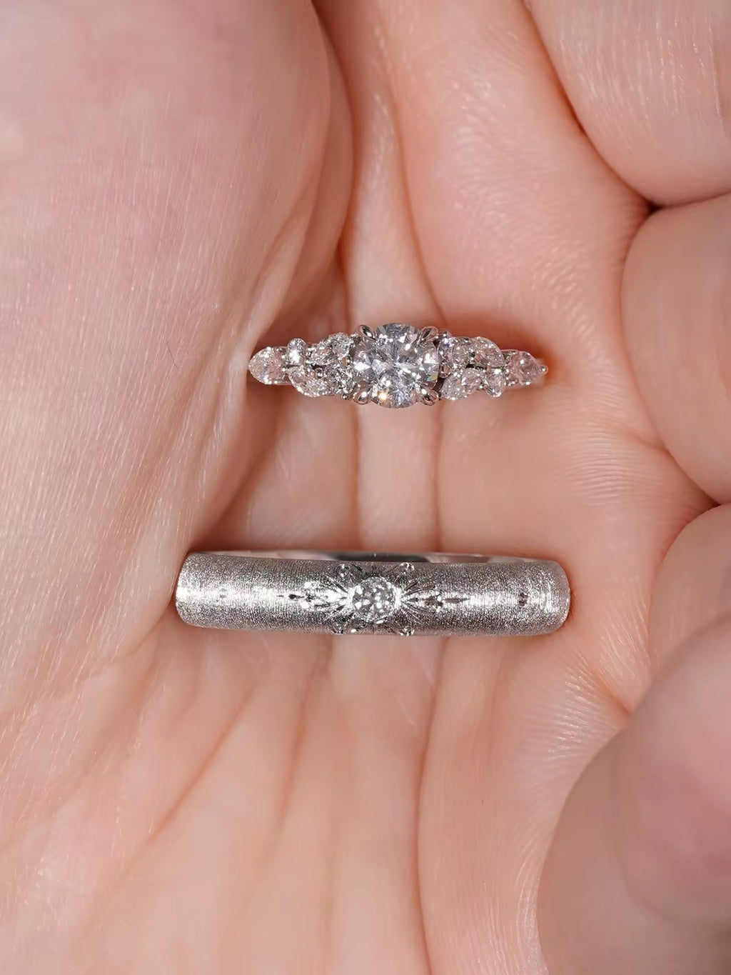 Amore Eterno – Lab-Grown Diamond Couple Rings